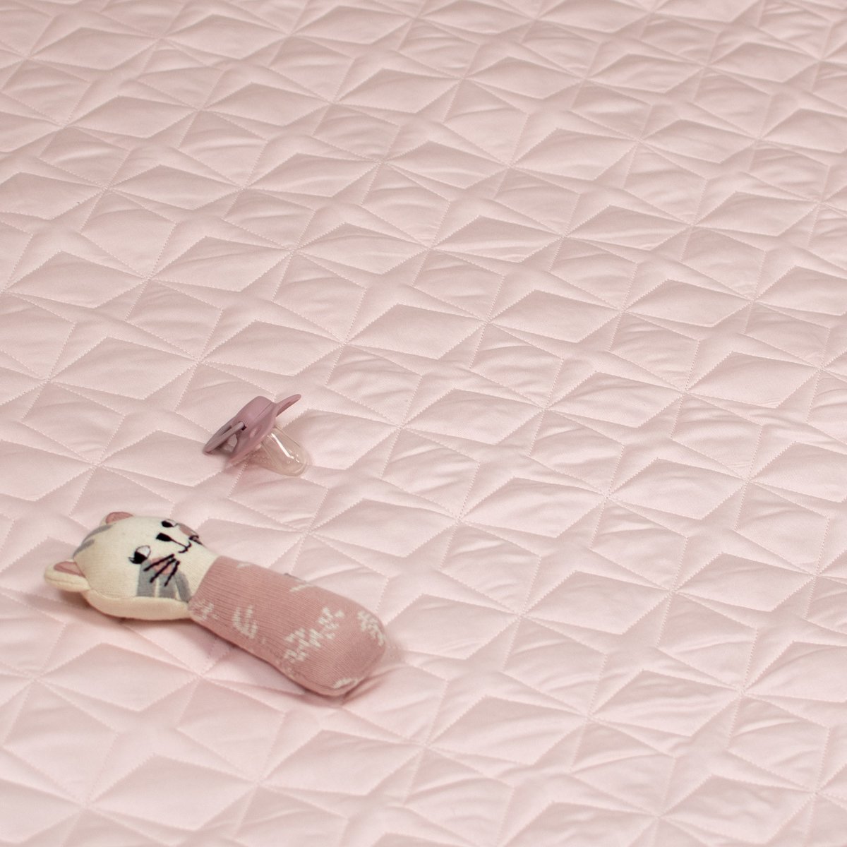 Tapis de parc, tapis d'éveil bébé réversible URBAN rose, SEVIRA KIDS