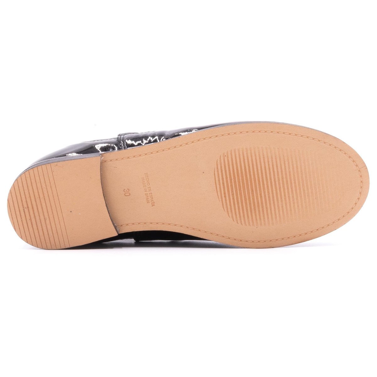 Boots chelsea en cuir vernis GILDAS vernis noir, BONI&SIDONIE