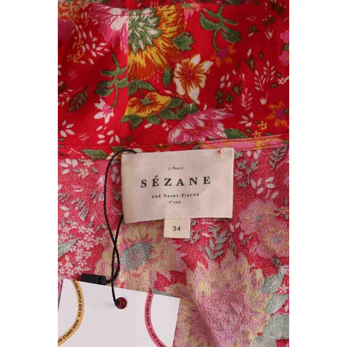 Robe - Très Bon État rouge, SEZANE