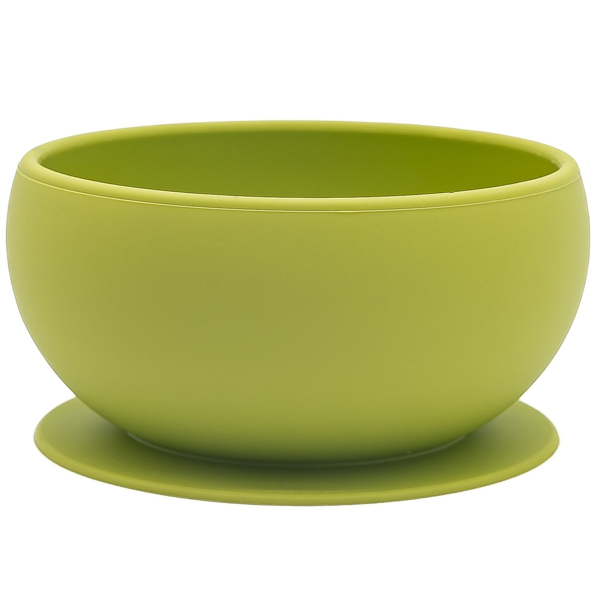 Bol en silicone avec ventouse ANIMAUX vert, SASSI