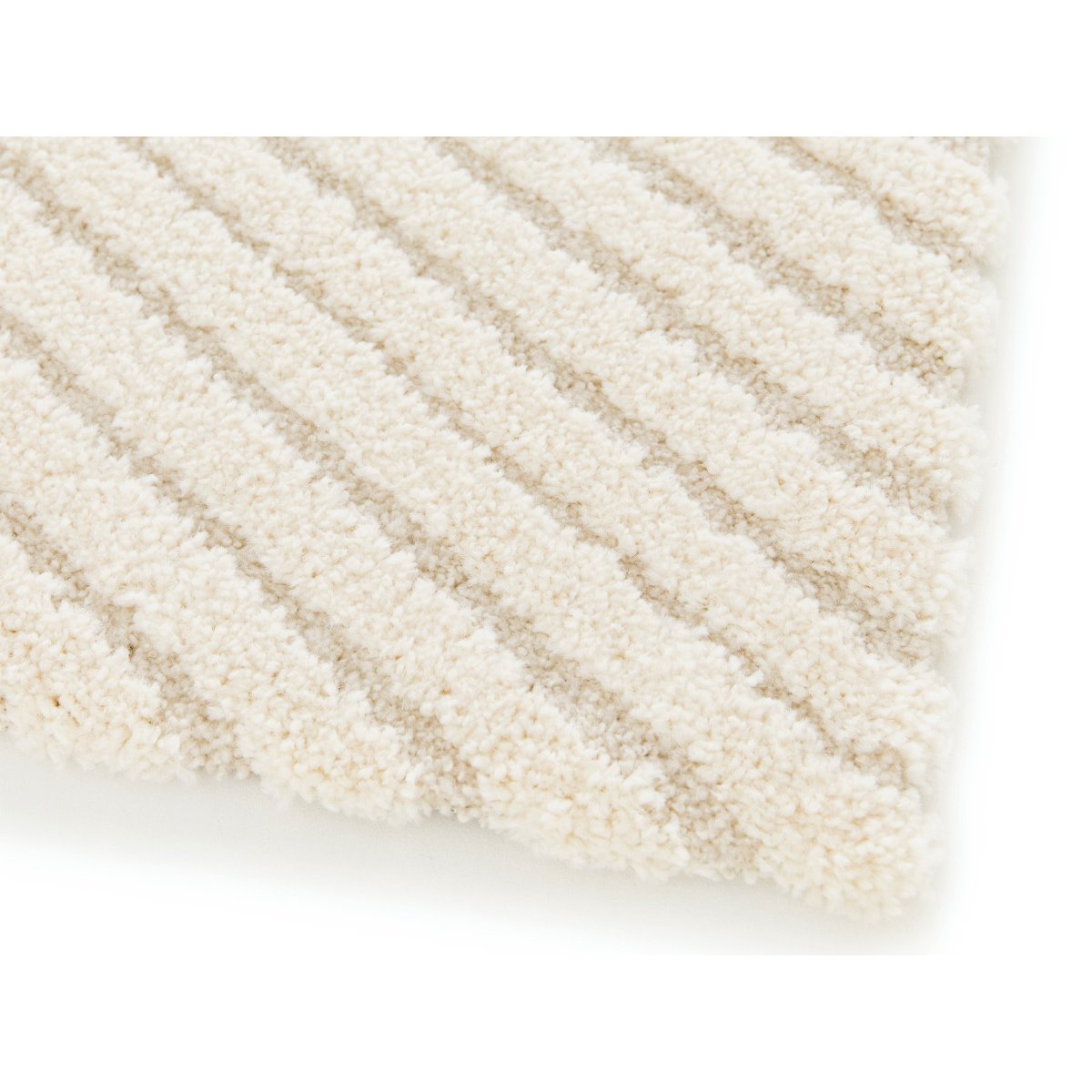 Tapis poils courts style moderne, OLIVIER beige, BOBOCHIC