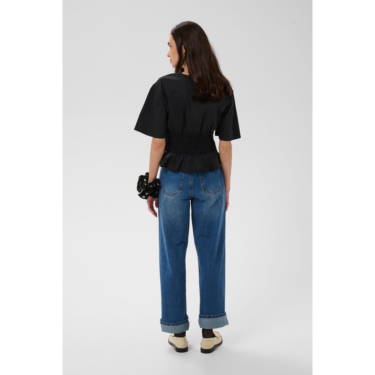 Blouse à manches courtes noir black, CULTURE
