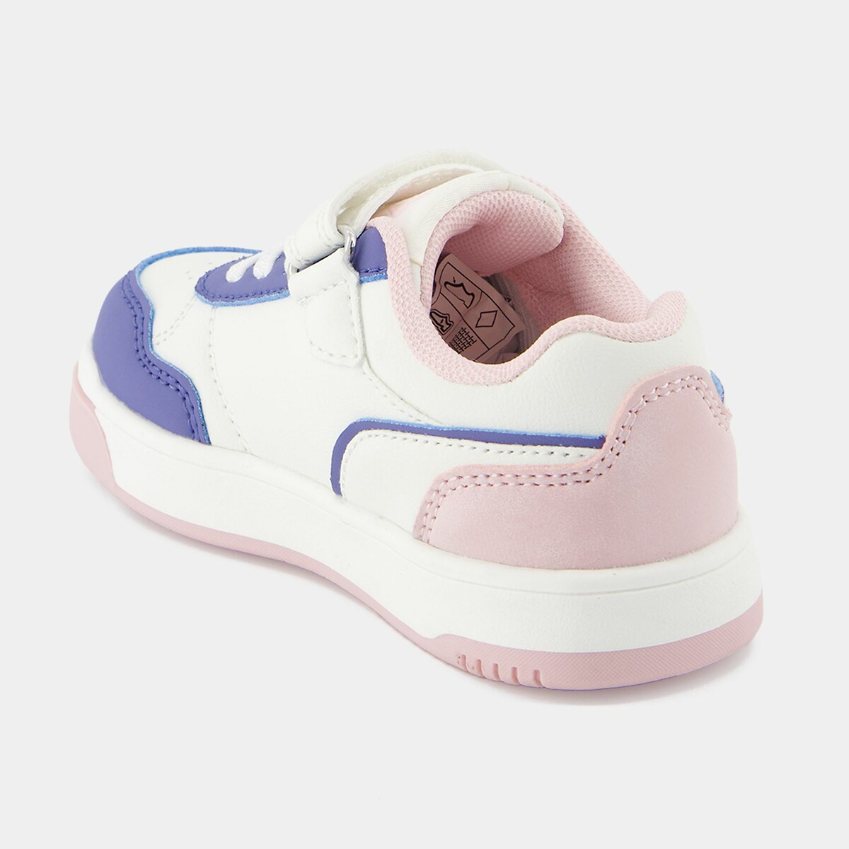 Baskets Court Breaker blanc/violet/rose, LE COQ SPORTIF
