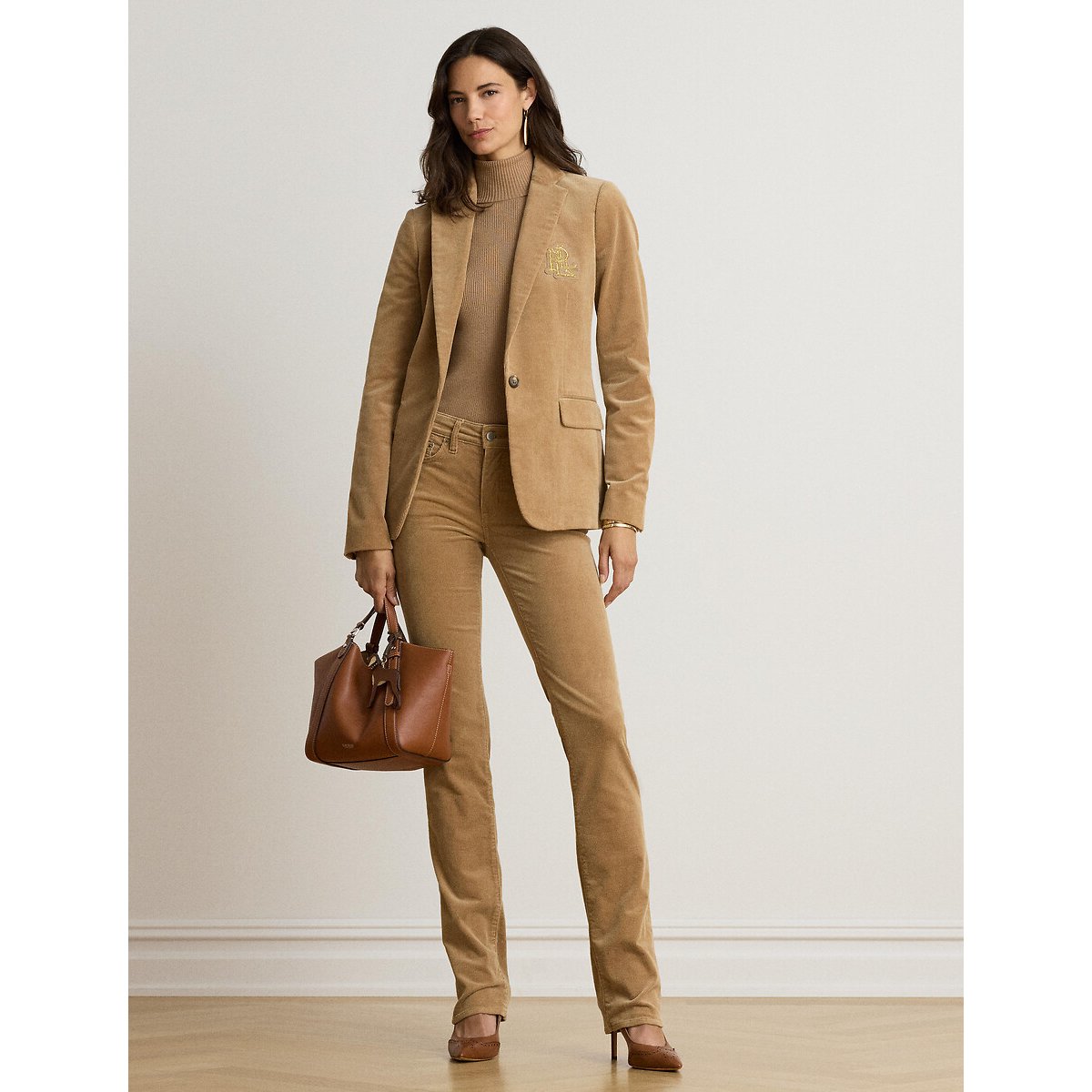 Veste blazer en velours côtelé, ANFISA camel, LAUREN RALPH LAUREN