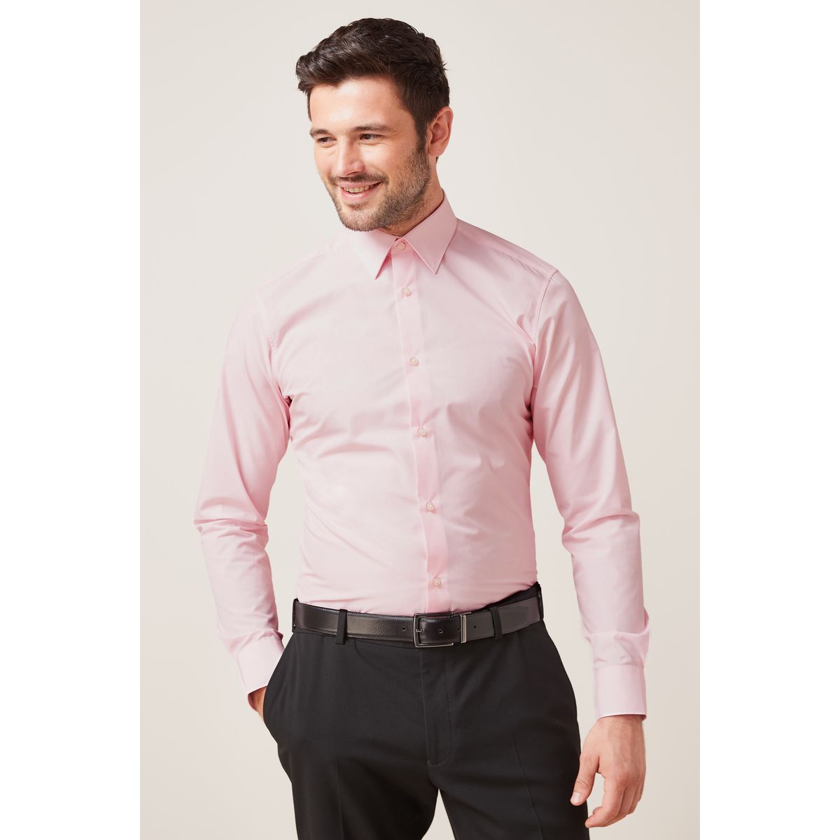 Chemise oxford habillée, lot de 3 blanc/bleu clair/rose clair, NEXT