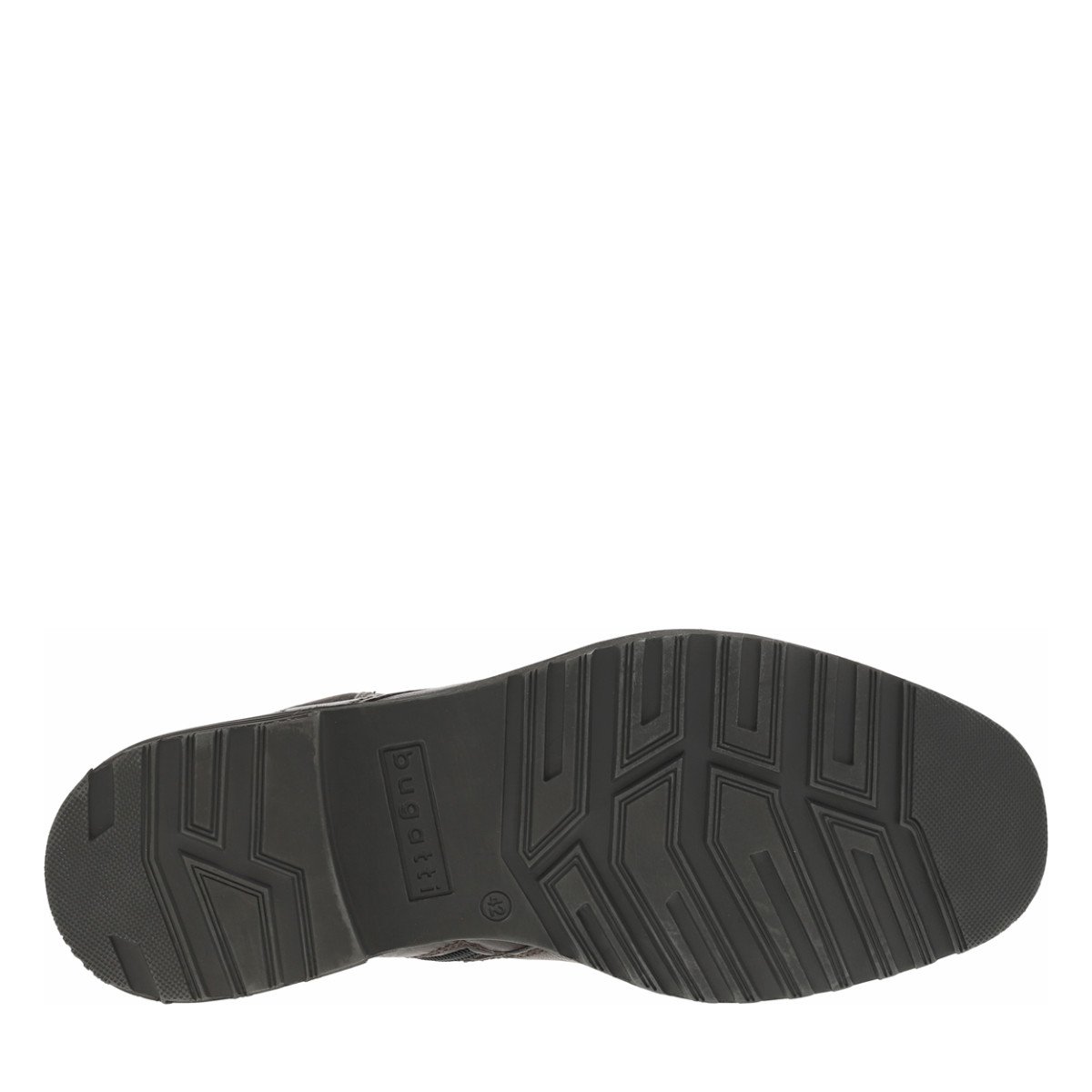 Bottines cuir talon plat marron, BUGATTI