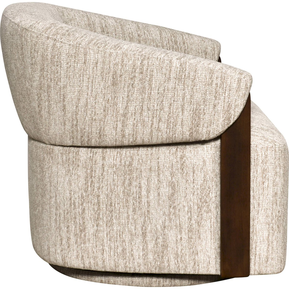 Fauteuil lounge pivotant, Fait main naturel tissé, RECOLLECTION