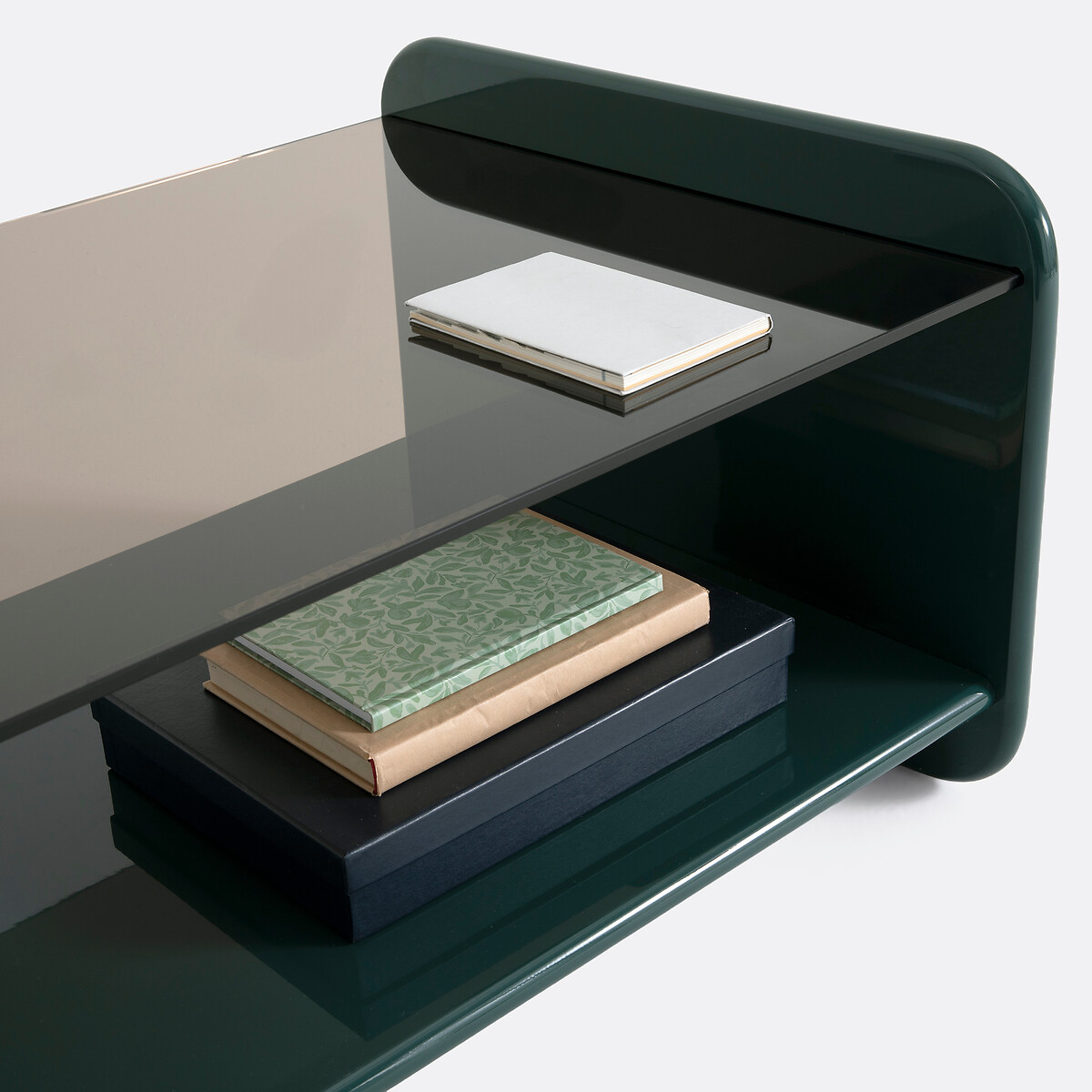 Table basse laque et verre trempé, Ericson vert, LA REDOUTE INTERIEURS