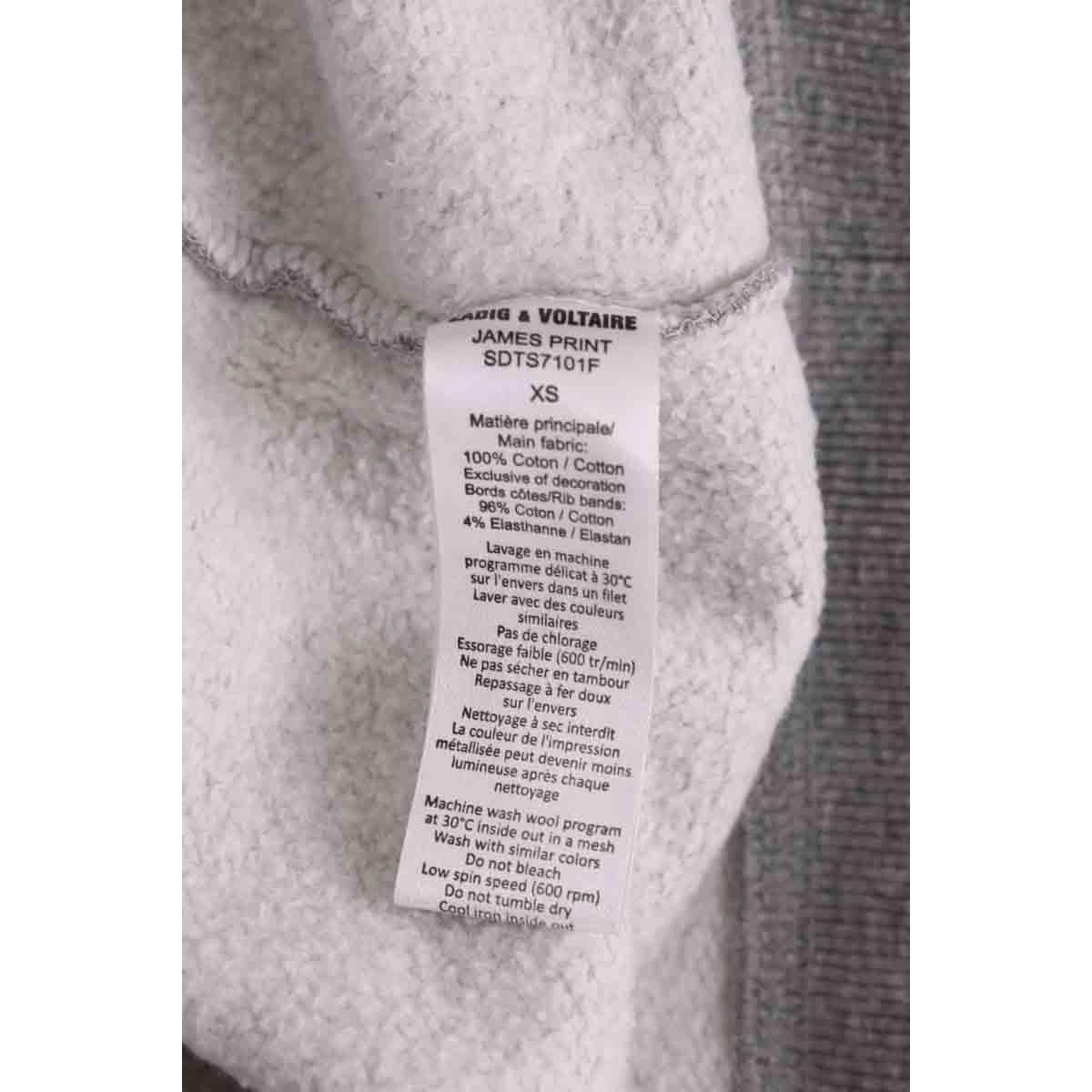 Sweatshirt - Très Bon État gris, ZADIG&VOLTAIRE