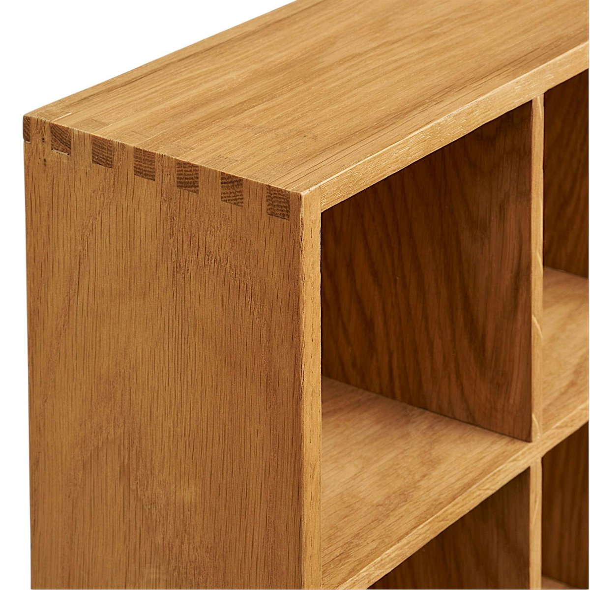 Etagère murale décorative 12 cases AMSTERDAM bois naturel, PIER IMPORT