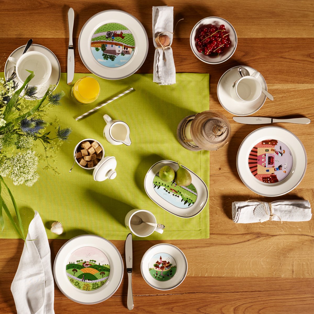 Assiette Creuse Chasseur DESIGN NAIF multicolore, VILLEROY & BOCH