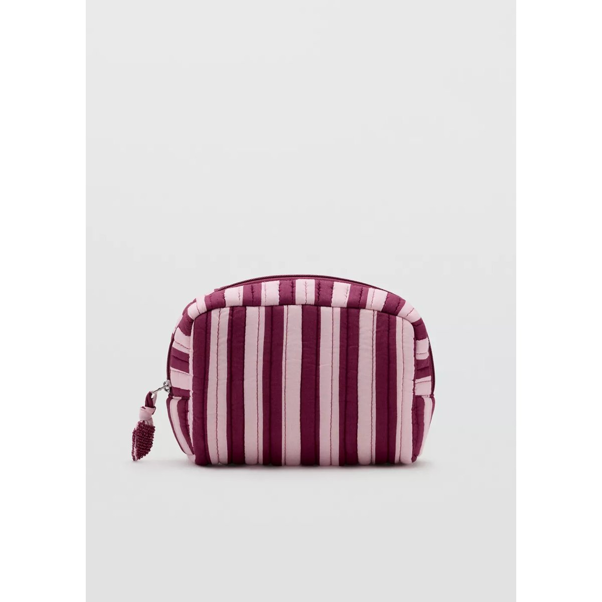Trousse de toilette imprimée rayures rose, MANGO TEEN