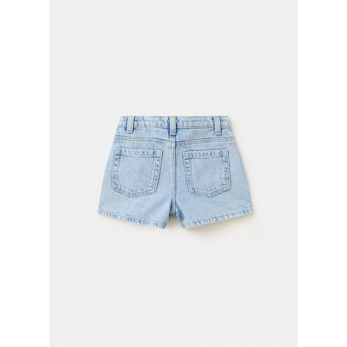 Short en jean strass bleu clair, MANGO BABY