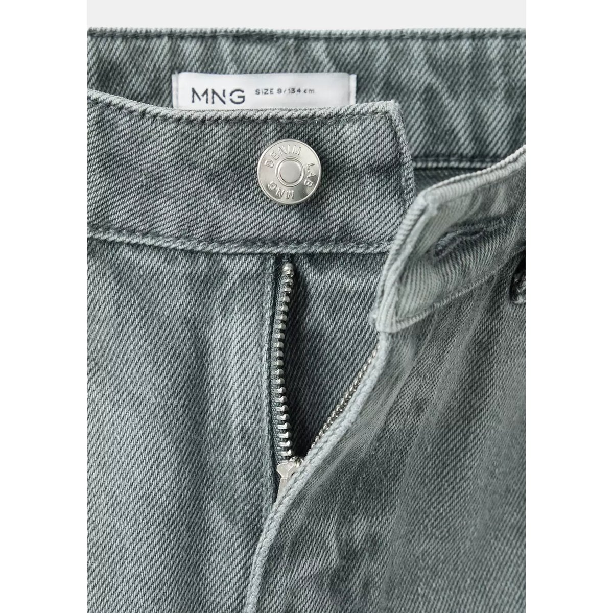 Pantalon denim ballon kaki, MANGO KIDS