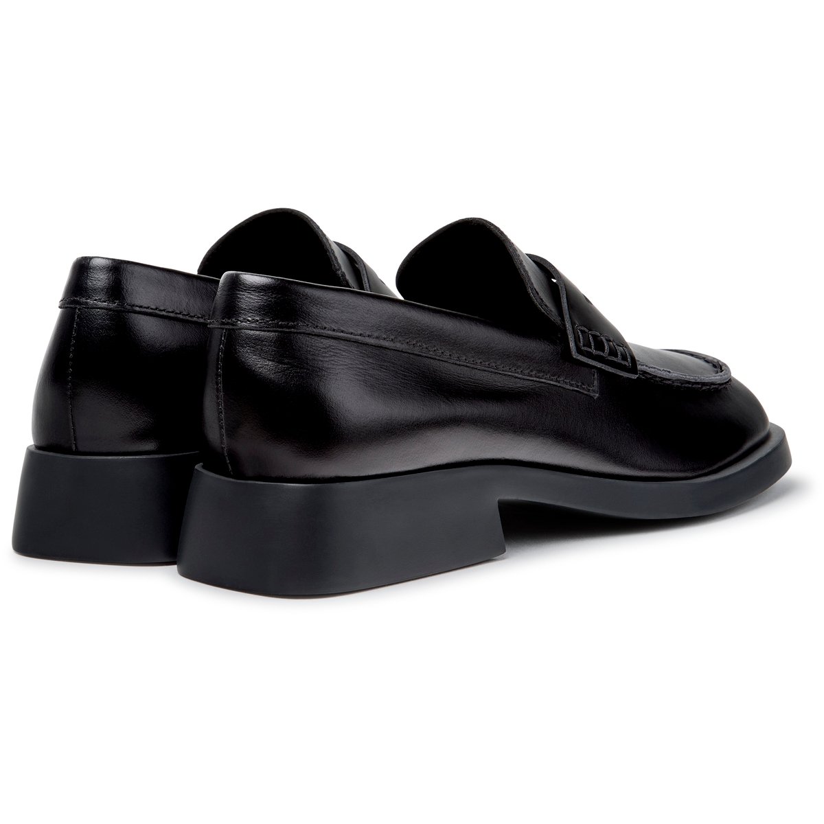Mocassins Donna Smooth Leather noir 003, CAMPER