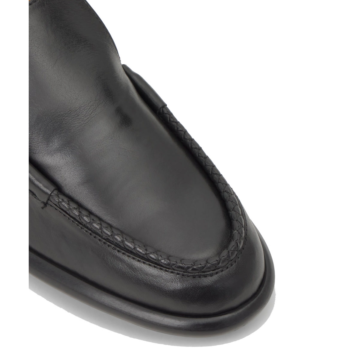 Mocassins en cuir ERIKA noir, CASTANER