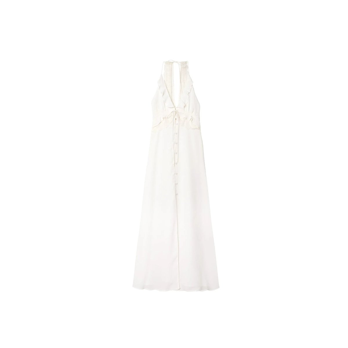 Robe à bretelles multiposition ecru, THE-ARE