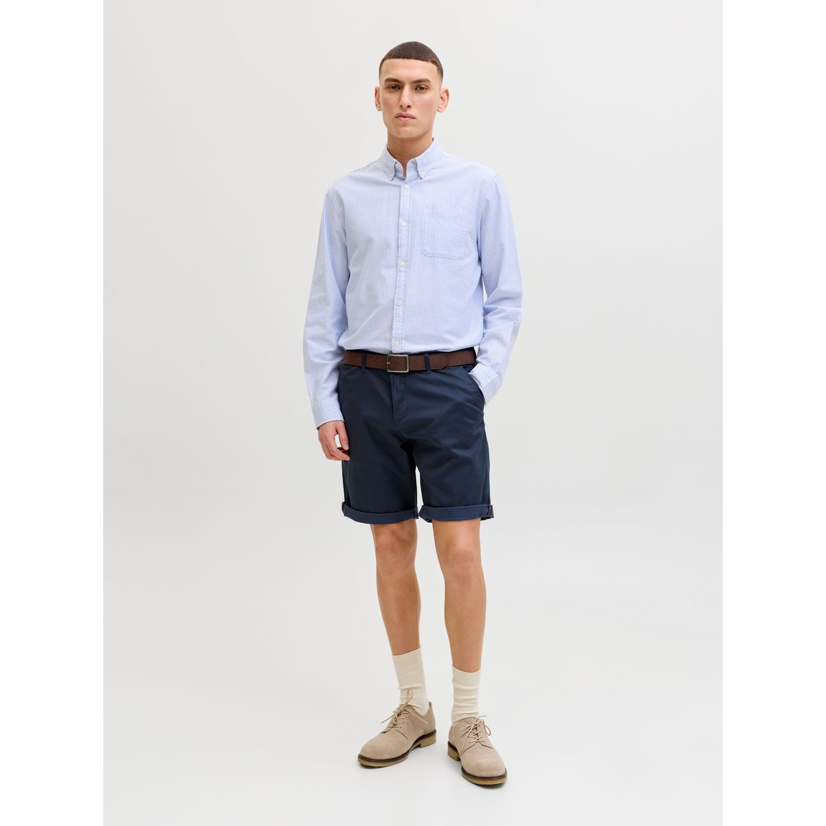 Short Chino navy blazer 2, JACK & JONES