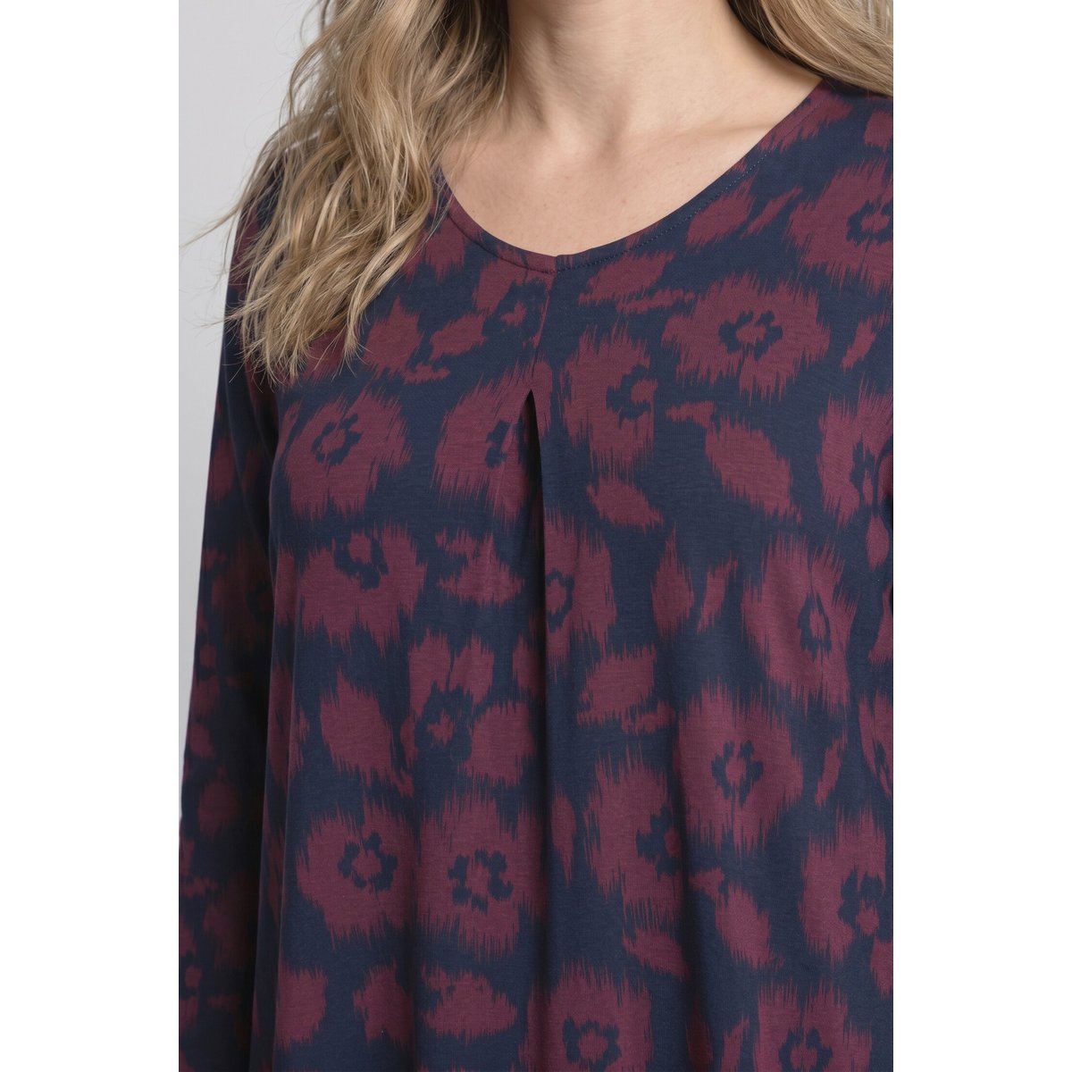 T-shirt à fleurs marine, ULLA POPKEN