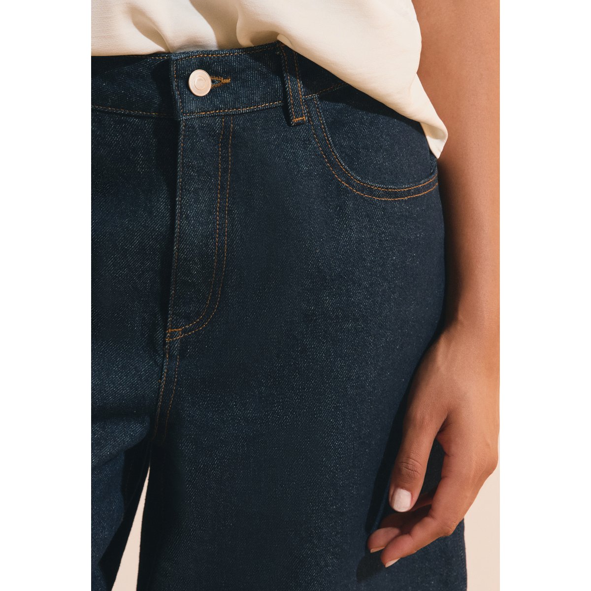 Bermuda long en jean PIADINA jean denim, ETAM