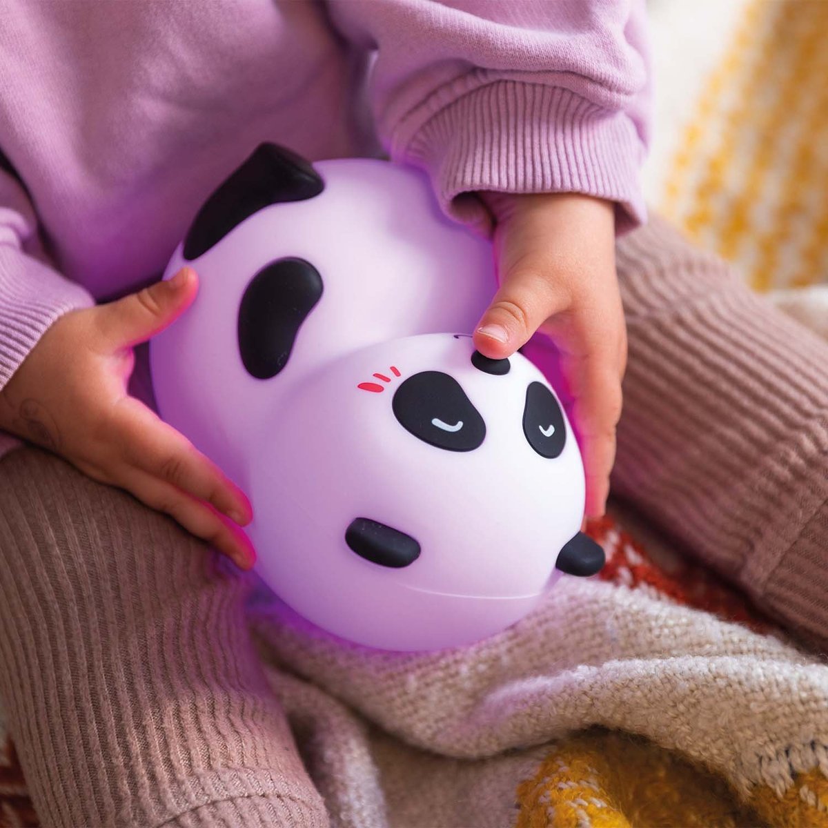 Veilleuse lumineuse avec télécommande, Panda multicolore, LITTLE L