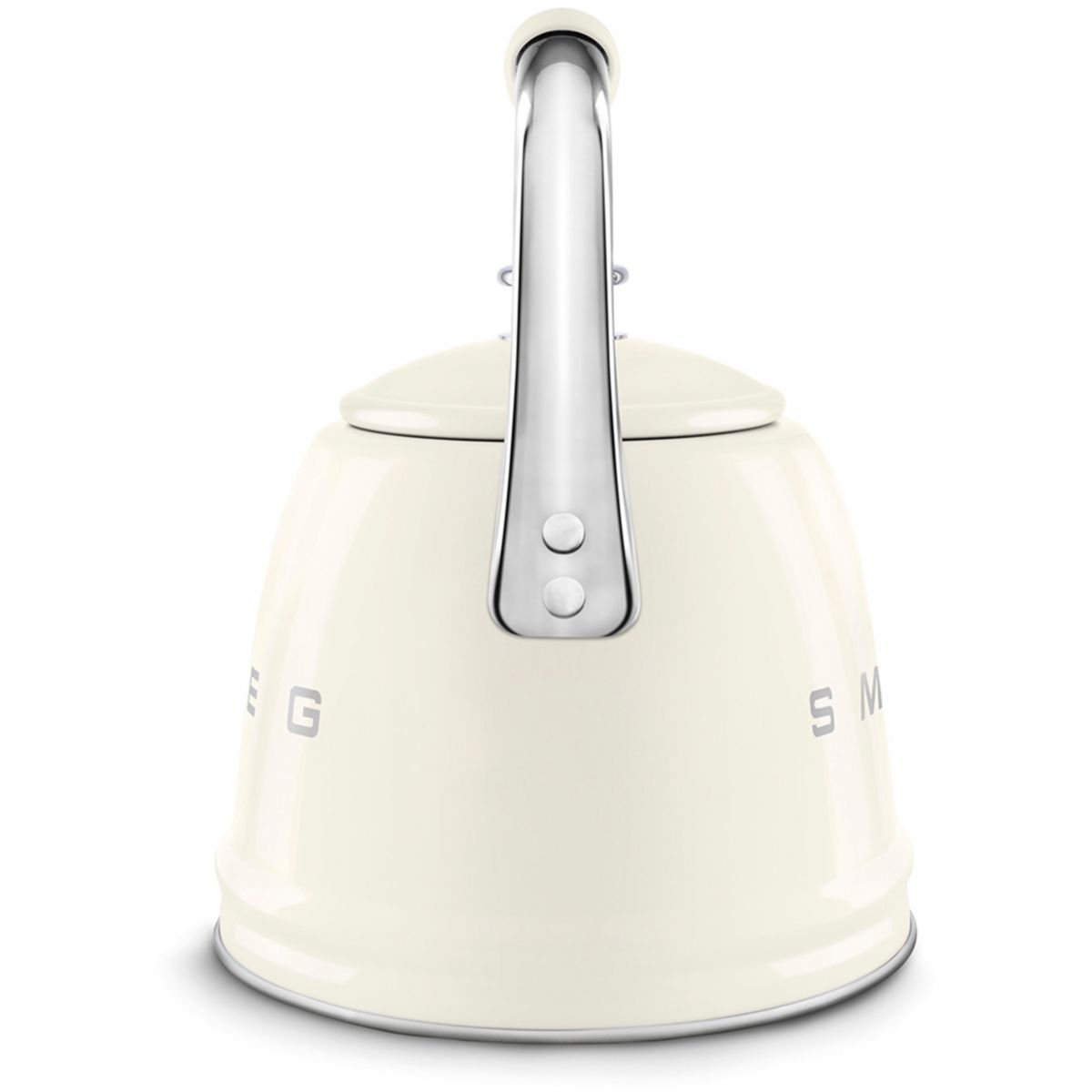Bouilloire Sifflante 2.3L crème couleur unique, SMEG
