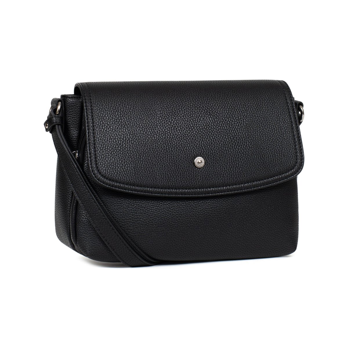 Sac porté travers MAYA noir, HEXAGONA