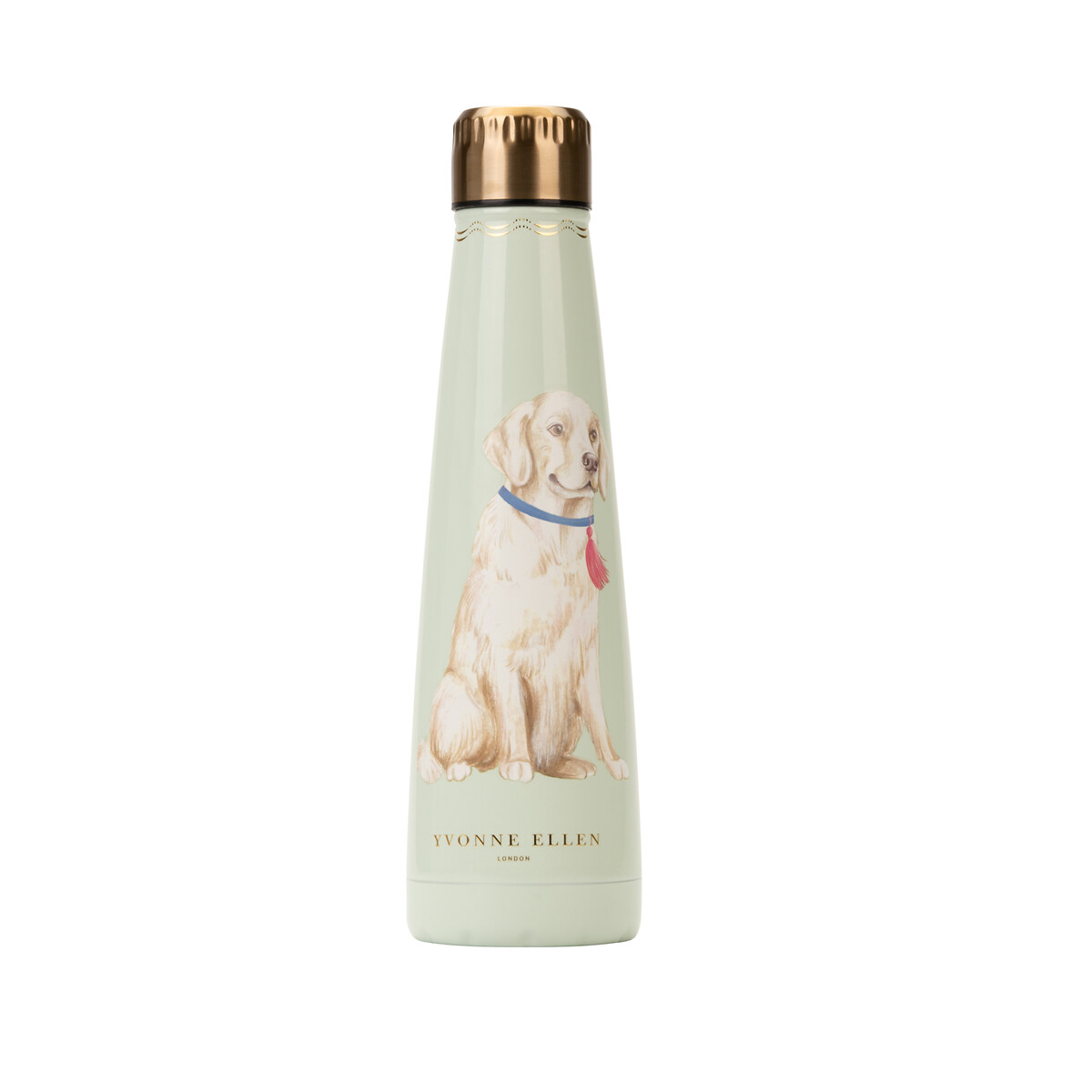 Stainless Steel Drinks Bottle in Labrador blue, YVONNE ELLEN