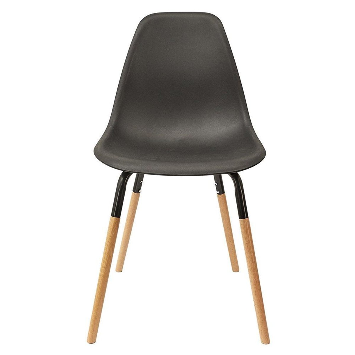 Chaise scandinave Phenix blanc noir, DECORATIE