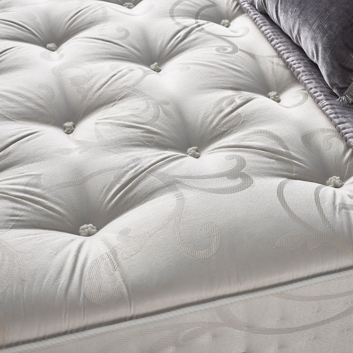 Cashmere/Wool 3000 Natural Pocket Mattress white, ASPIRE
