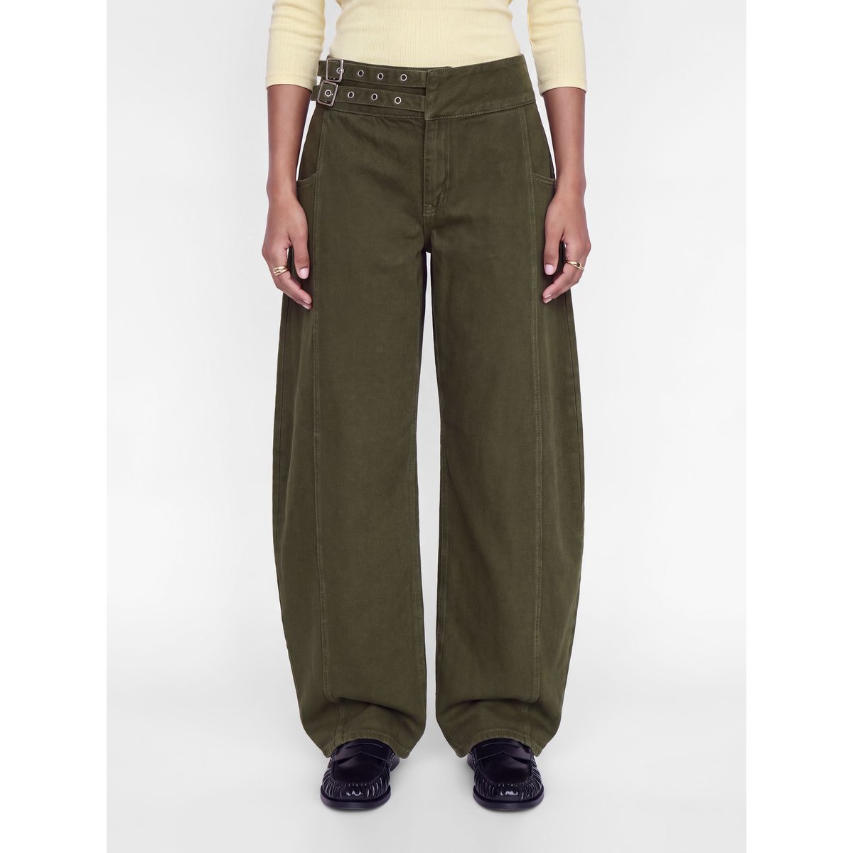 Pantalon verte - olive night 1, JJXX
