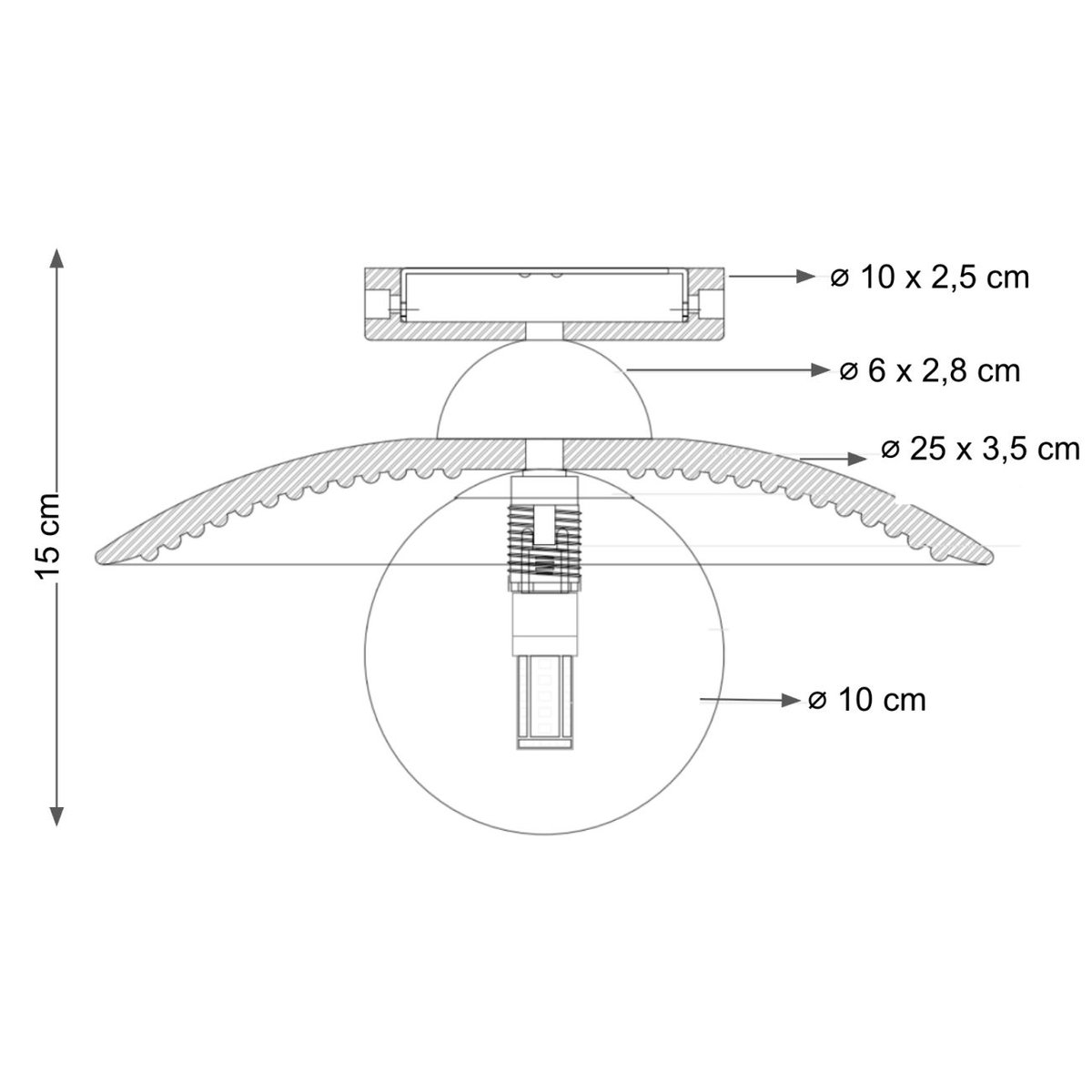 Applique ou spot bois sculpté - THALAN bois et blanc, KOSILUM
