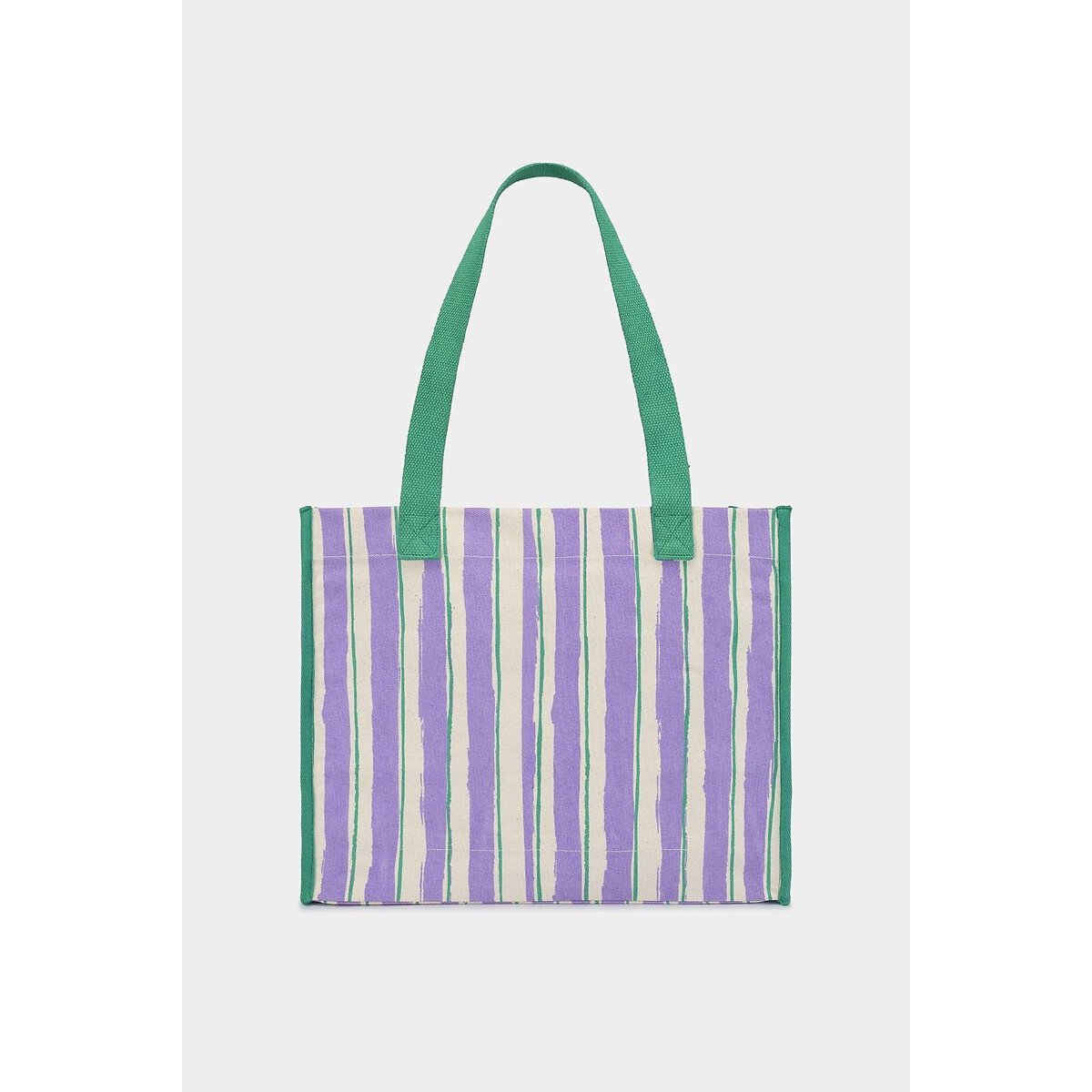 Gestreifter Shopper CLAUDE violett gestreift fantasie, HINDBAG