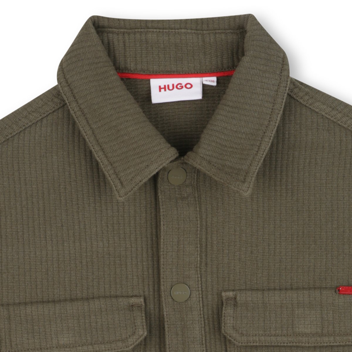 Chemise en velure côtelée kalamata, HUGO KIDSWEAR
