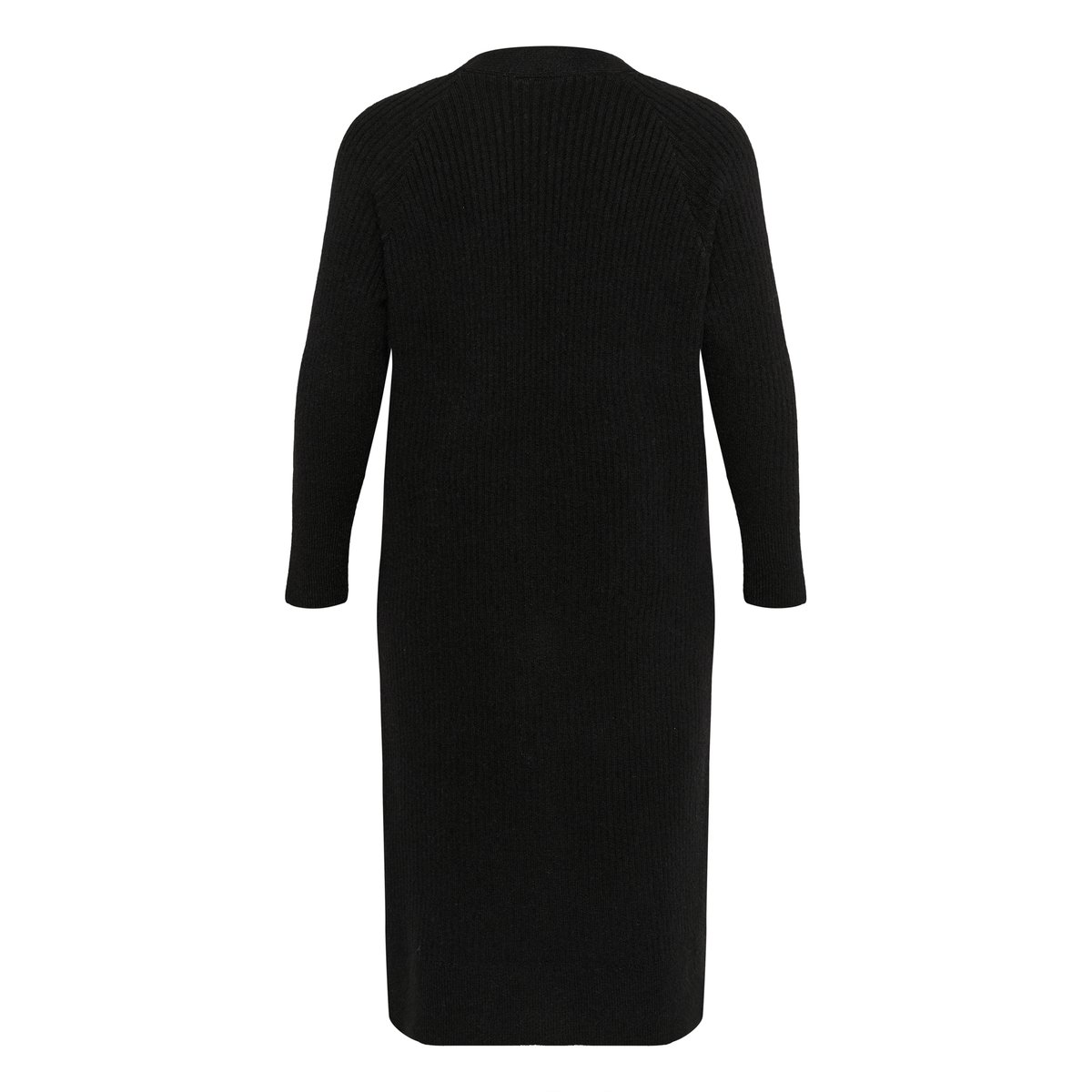 Cardigan à tricot noir black deep, KAFFE CURVE