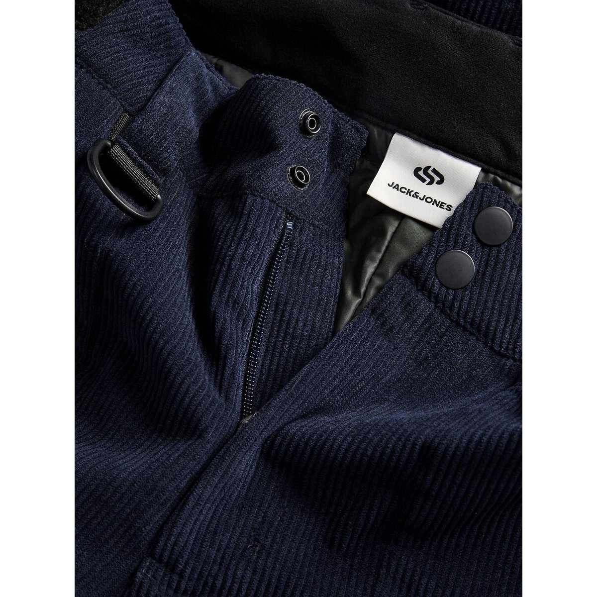 Pantalon cargo, en velours, VERBIER bleu foncé, JACK & JONES