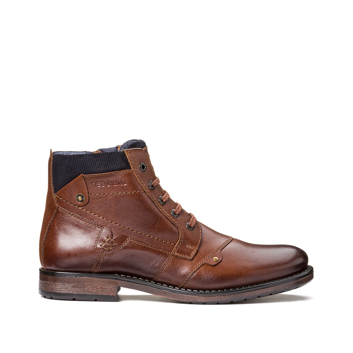 Bottines cuir Noyant marron, REDSKINS