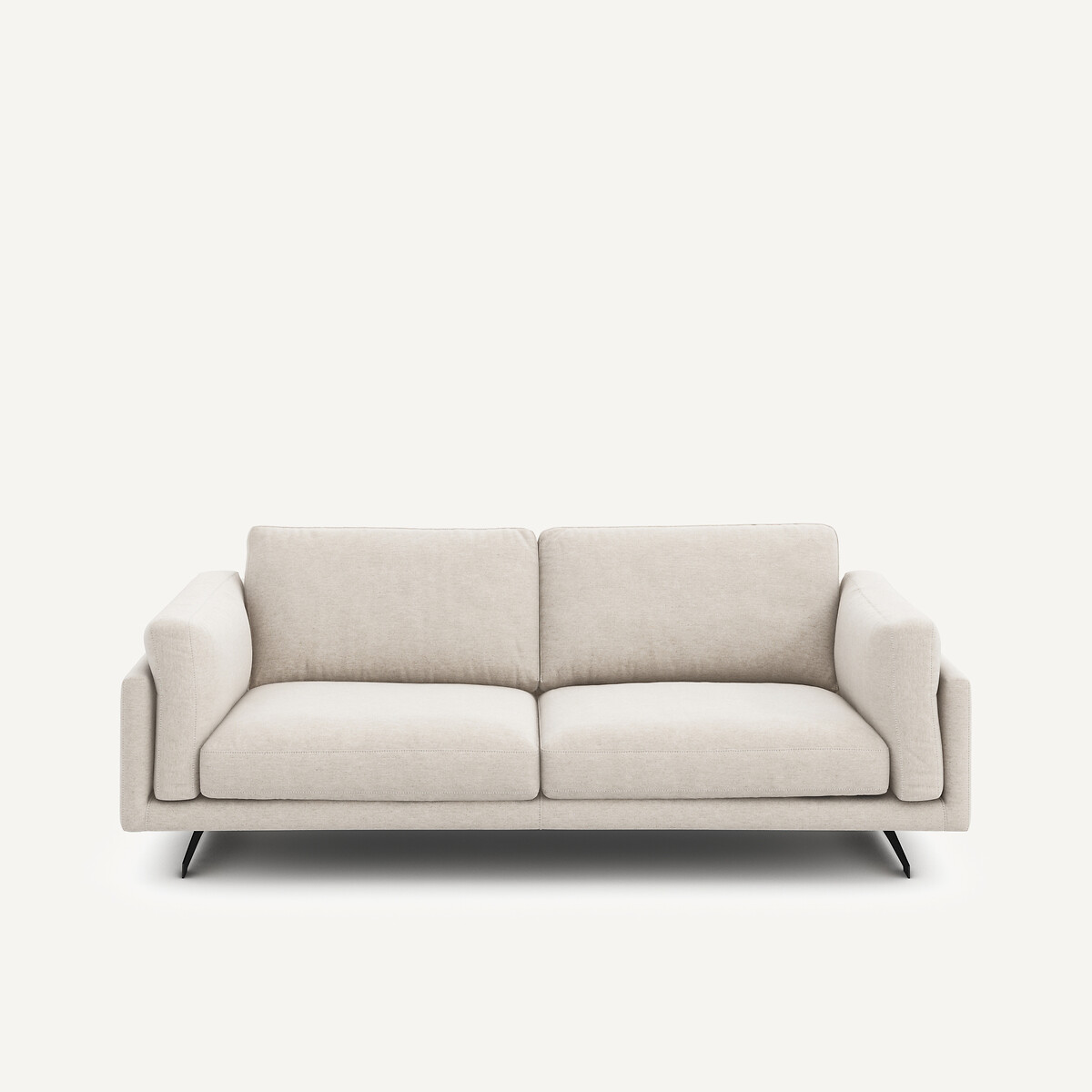 3- oder 4-Sitzer-Sofa, aus meliertem Leinen, CÉSAR elfenbein, AM.PM