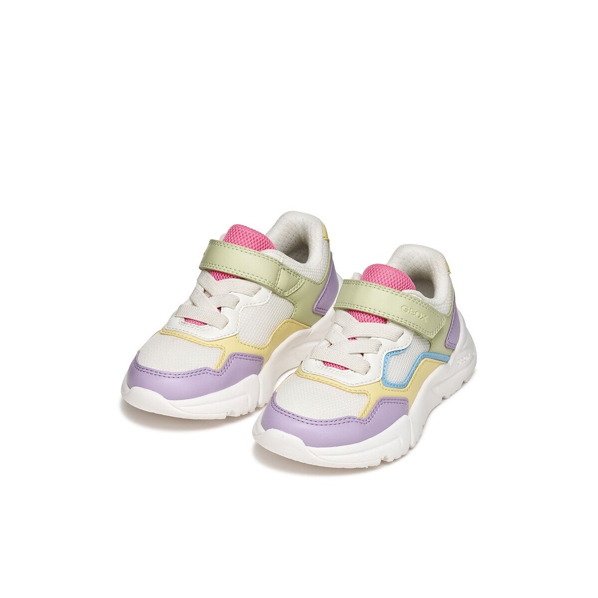 Baskets respirantes LOFTUS blanc/multicolore, GEOX