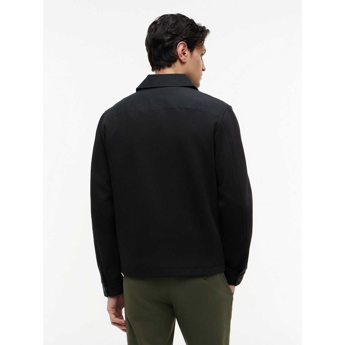 Blusão curto, colarinho, meia-estação preto , TOMMY HILFIGER