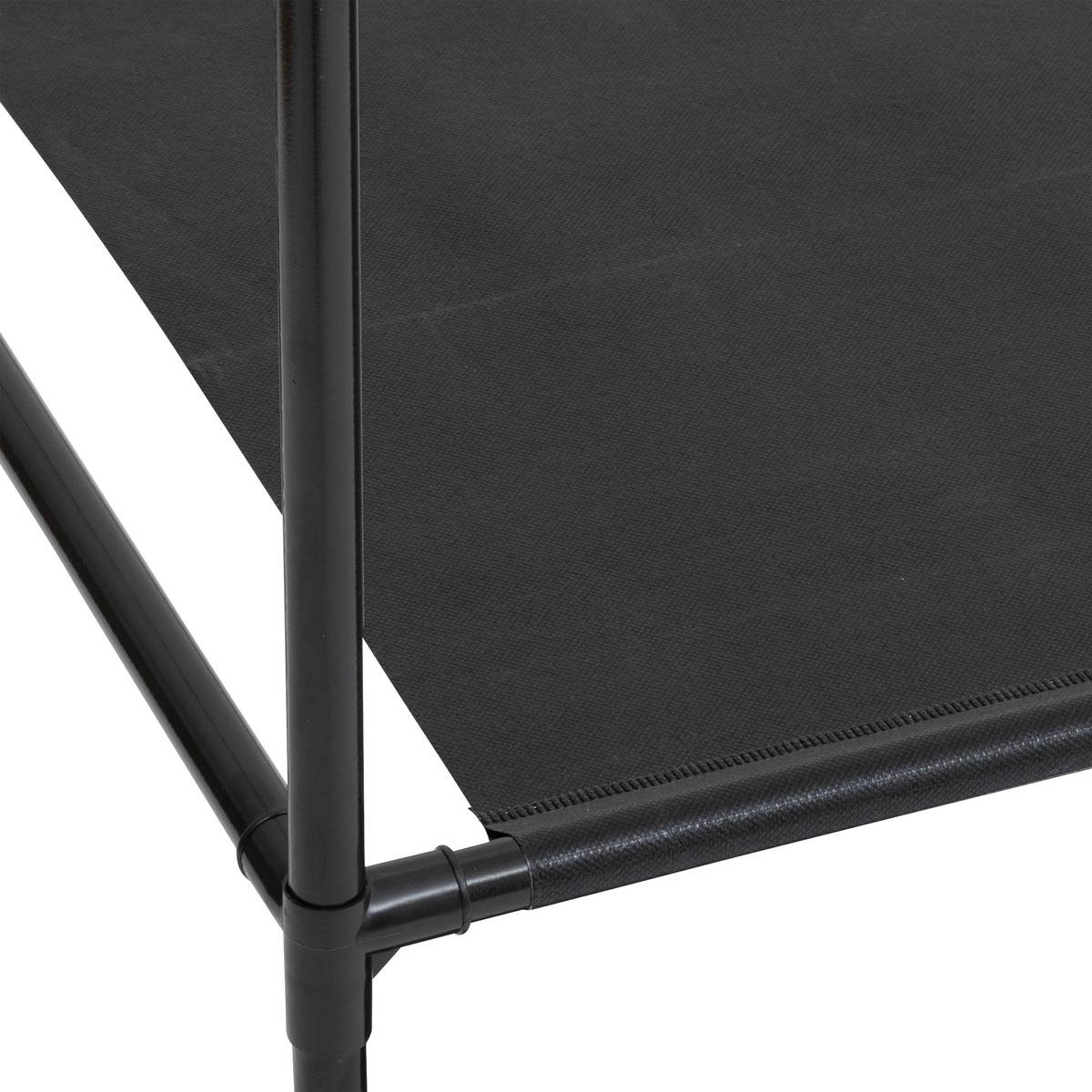 Portant à vêtements 4 niveaux en métal INTISSA noir, 5FIVE SIMPLY SMART