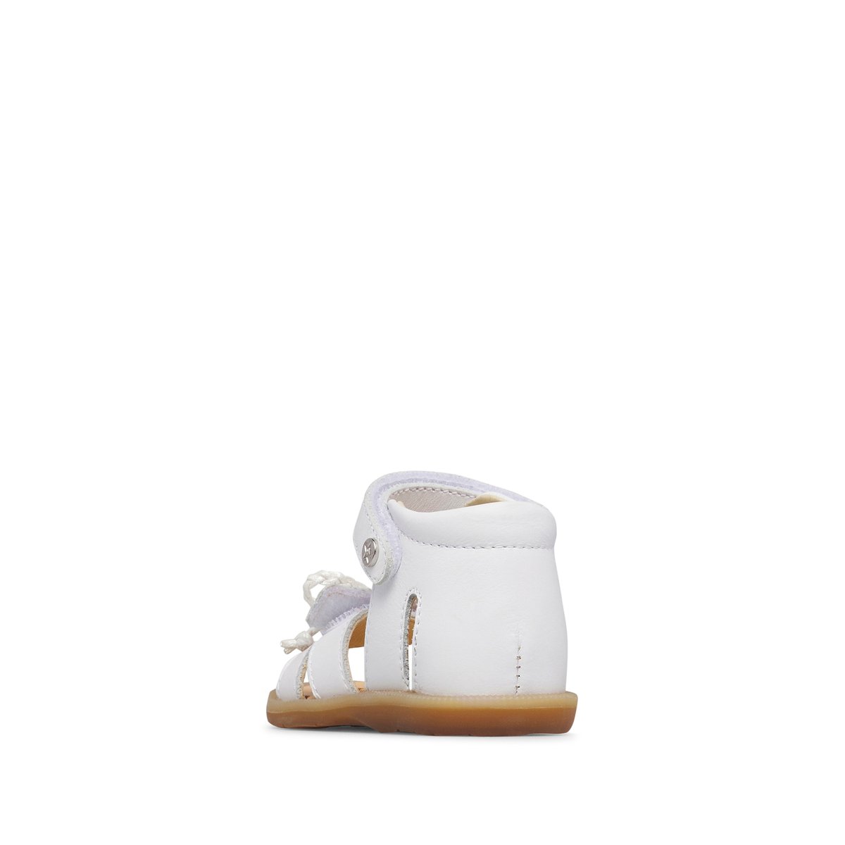 Sandales en cuir LELY blanc-, NATURINO