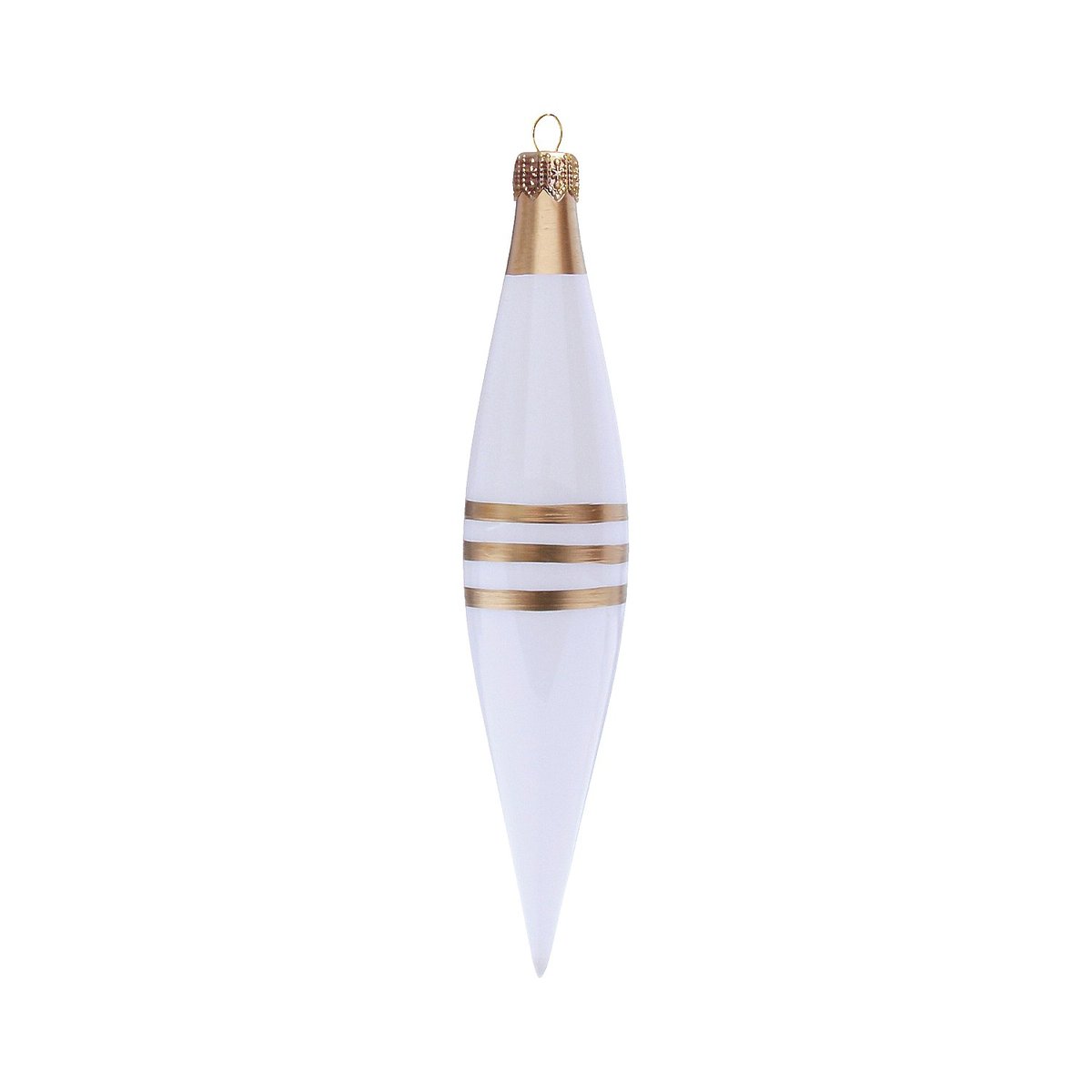 Décoration de Noël verre SIA blanc, HABITAT