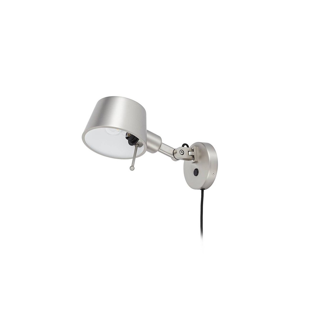 Applique en métal moderne, Silka nickel satiné, LUCANDE