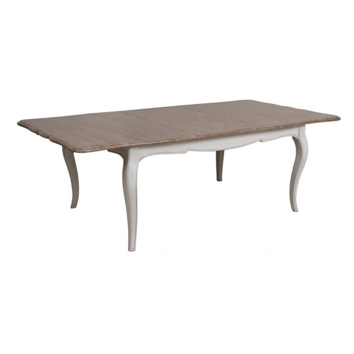 Table rectangulaire extensible - CHÂTEAU blanc, INTERIOR'S