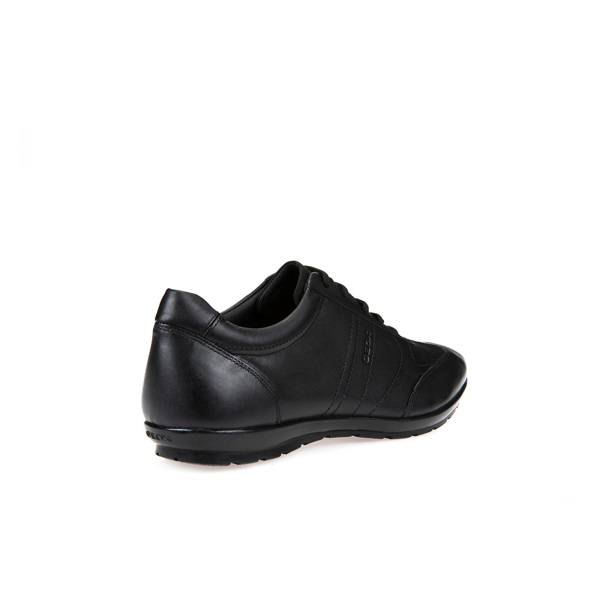 Sapatilhas em pele, Symbol preto , GEOX