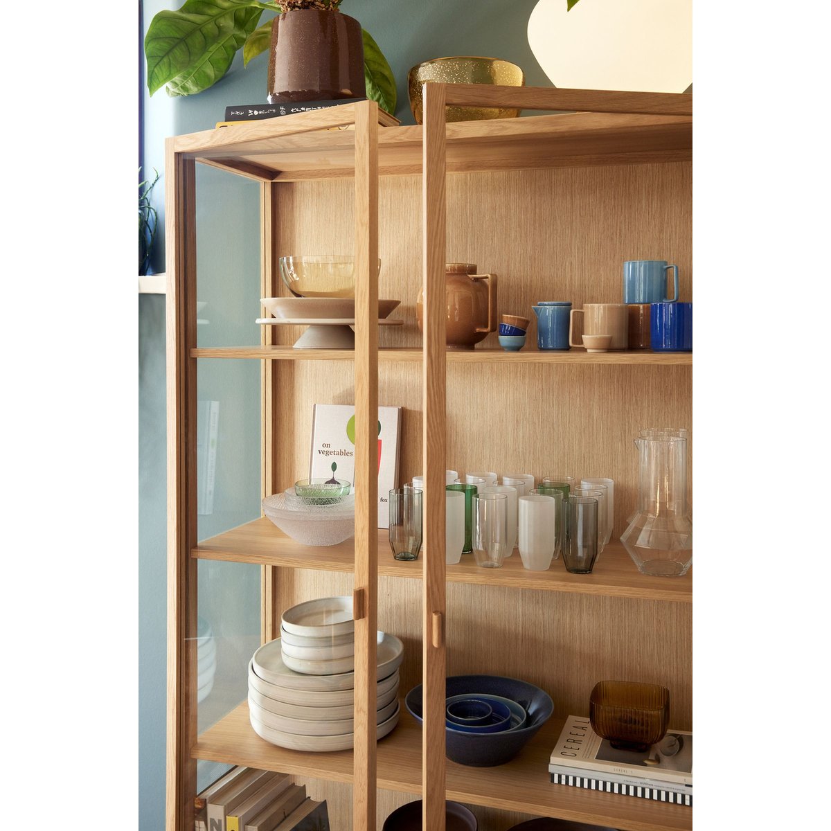 Bol en céramique GLAZE bleu, HUBSCH