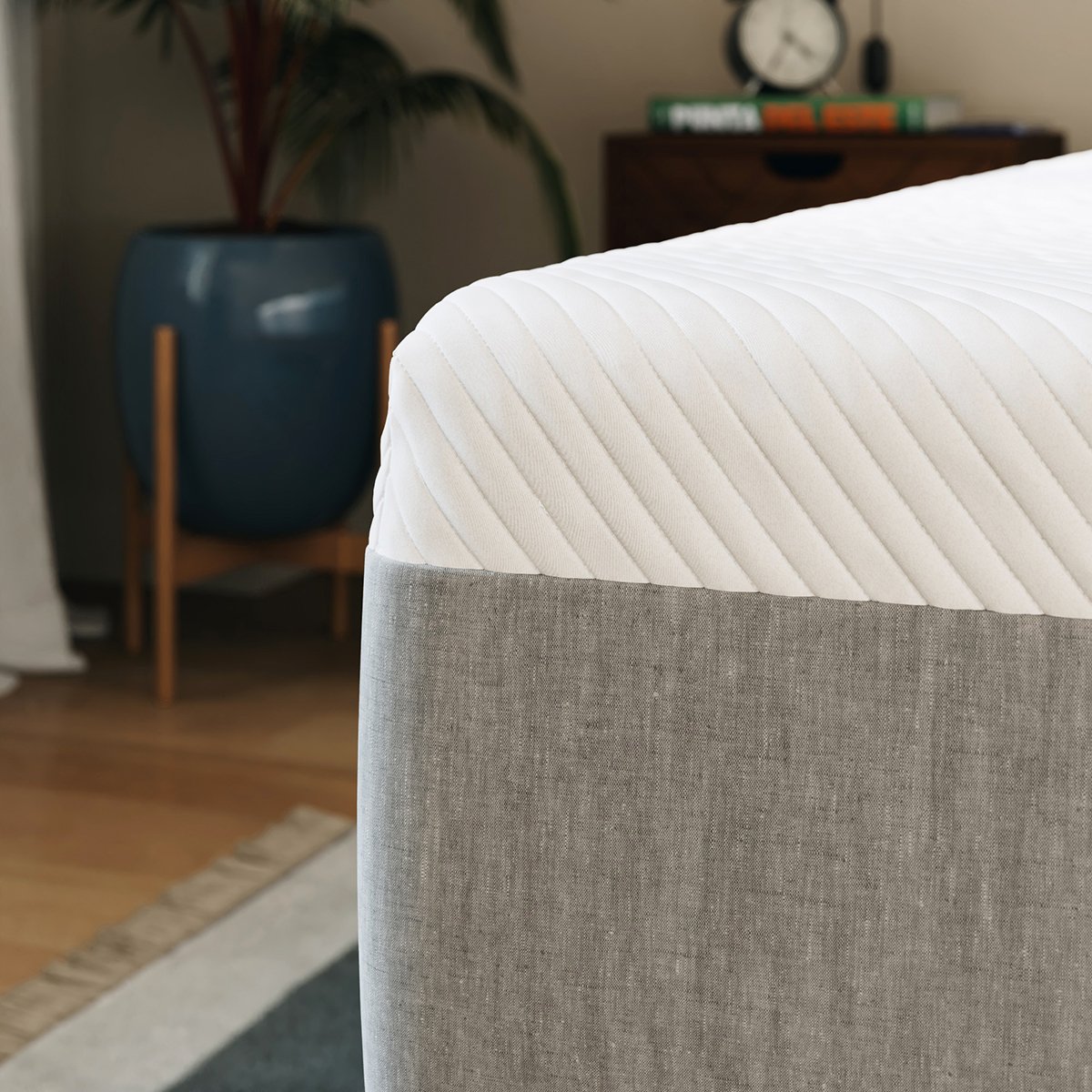 Matelas mousse Confort Premium blanc, SLOME