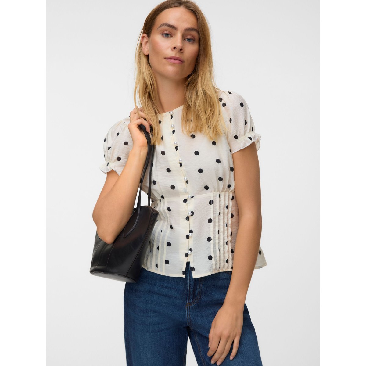 Top snow white, VERO MODA