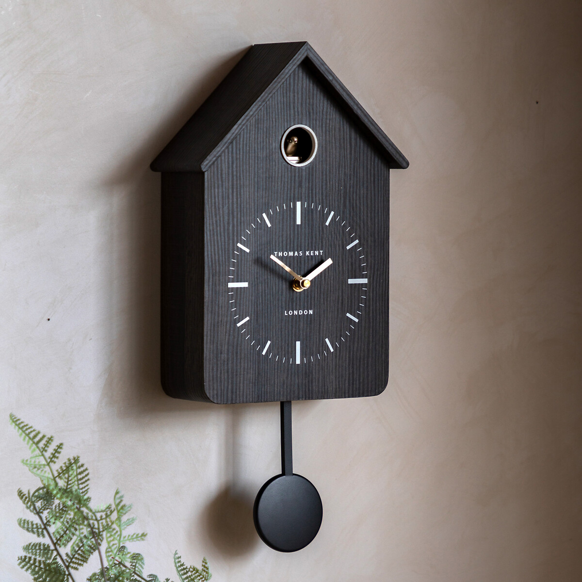Cuckoo Wall Clock charcoal, THOMAS KENT